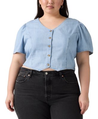 Levi's - Plus Size Moxie Cotton Denim Blouse