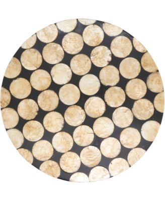 Echoes Capiz Disc Placemats, 15" Round