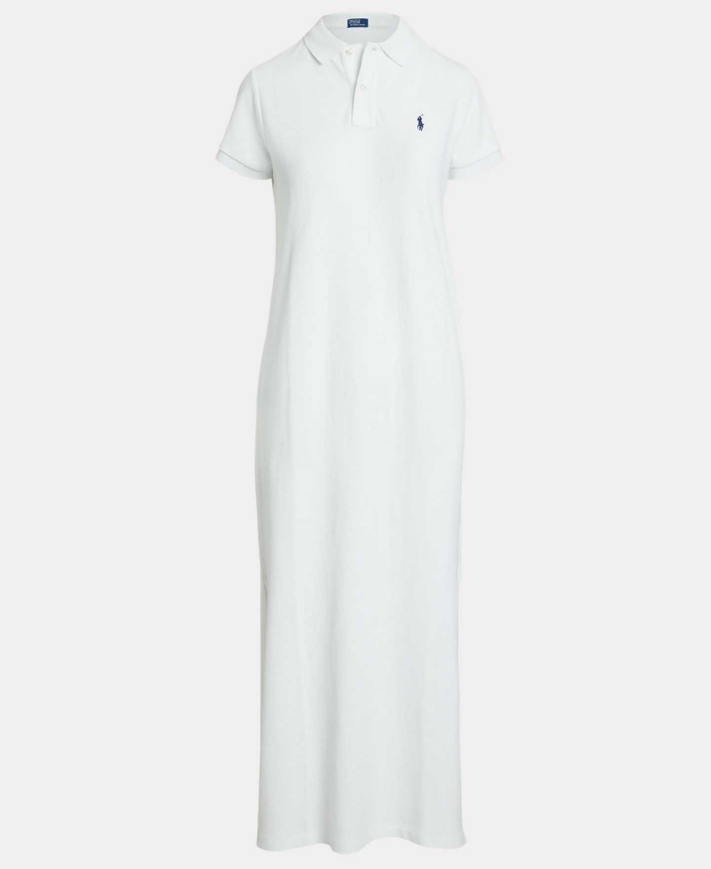 Женское платье Polo Ralph Lauren Cotton Mesh Polo Dress, цвет: Белый — фото 5