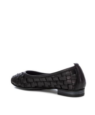 Carmela Leather Collection Women's Braided Flats By XTI