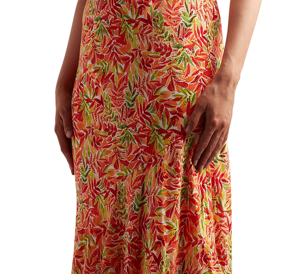 Shop Bcx Juniors' Printed Linen-blend Skirt