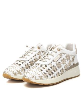 Carmela Leather Women's Braided Sneakers By XTI