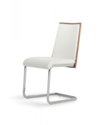 Faux Leather Dining Chairs Set of 2 Modern Side Chairs for Home or Apartment