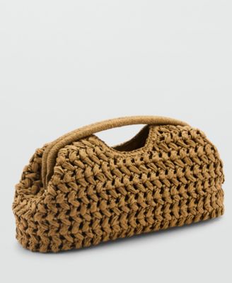 Women's Natural Fiber Clutch Bag