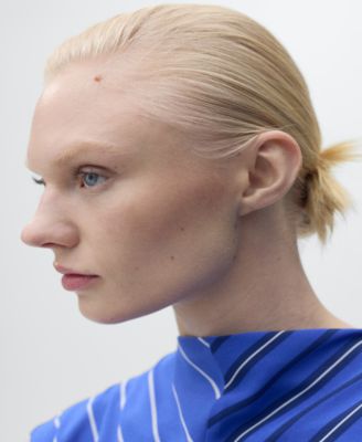 Women's Combined Striped Blouse