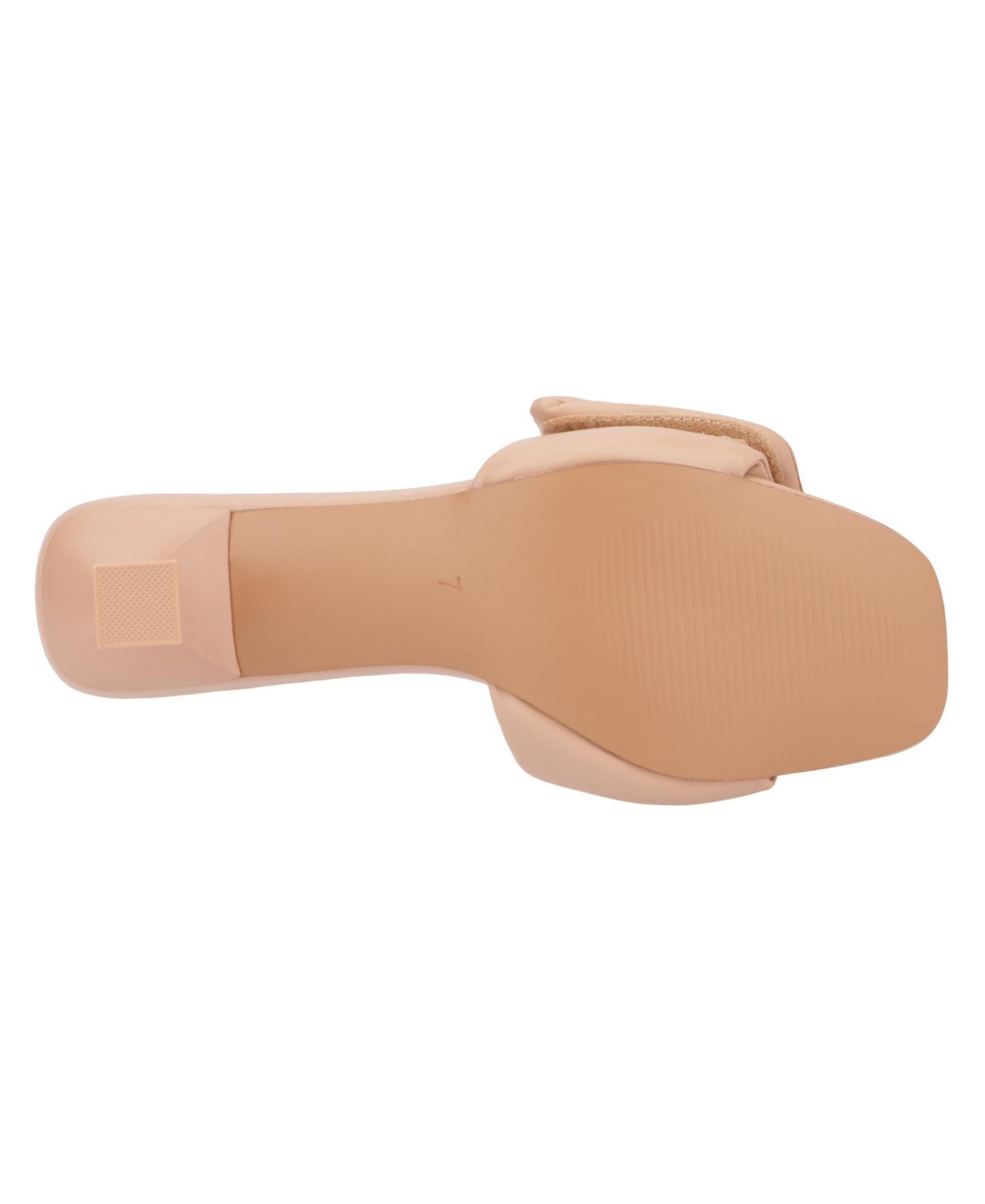 Женские сандалии Olivia Miller Allure Slide Kitten Heel, цвет: Бежевый / Хаки — фото 8