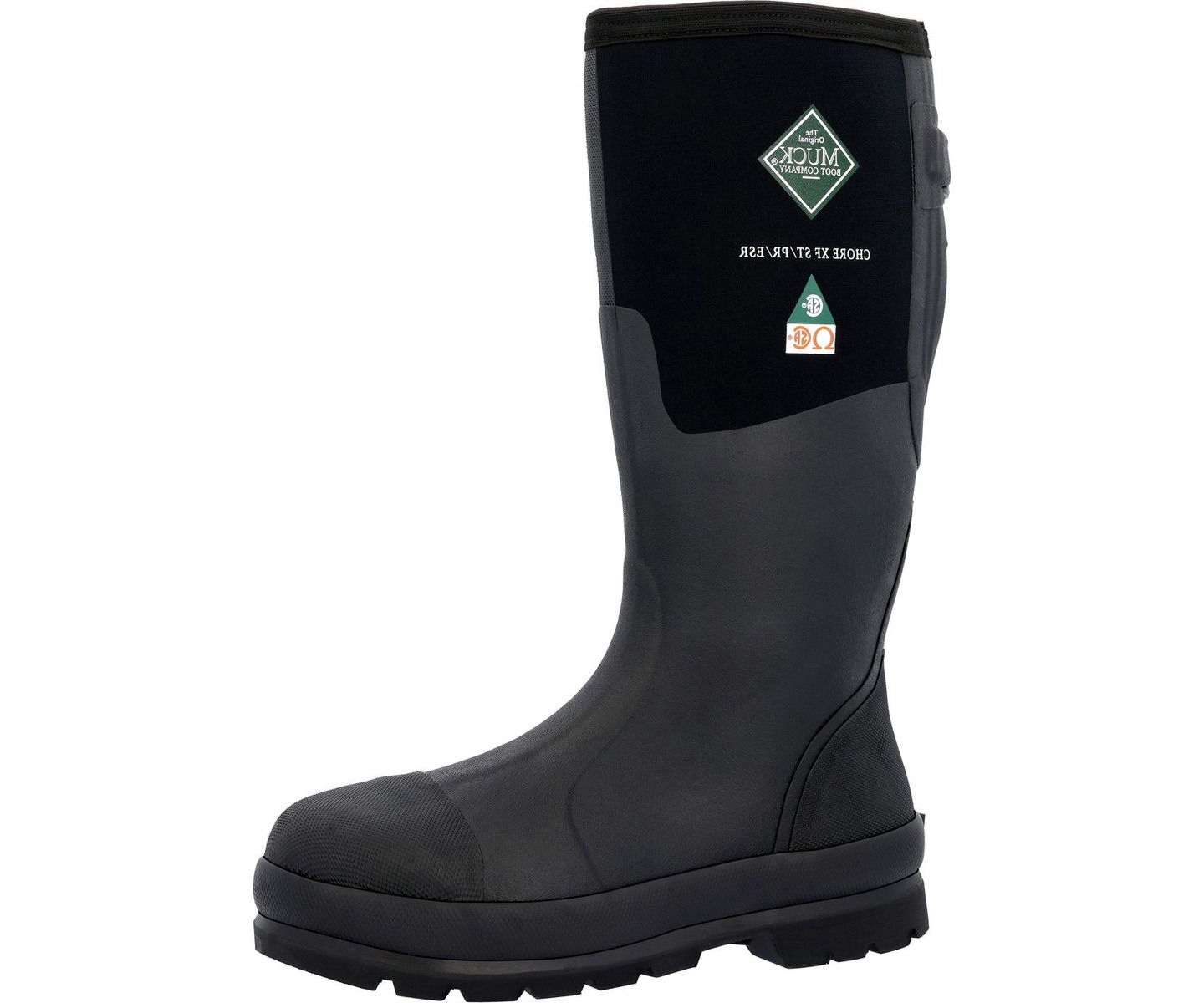 Мужские ботинки MUCK Chore Classic Steel Toe XF (Wide Calf), цвет: Чёрный — фото 9
