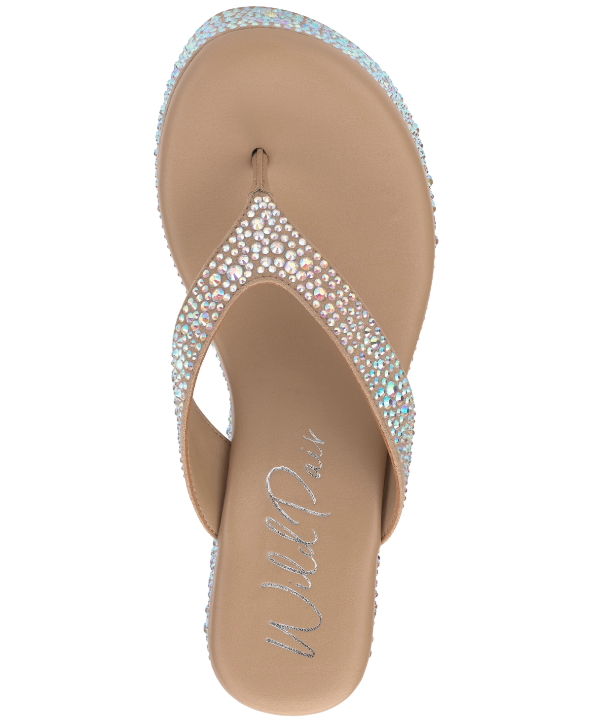 Shop Macy's Women's Loli Embellished Thong Platform Sandals, Exclusively At