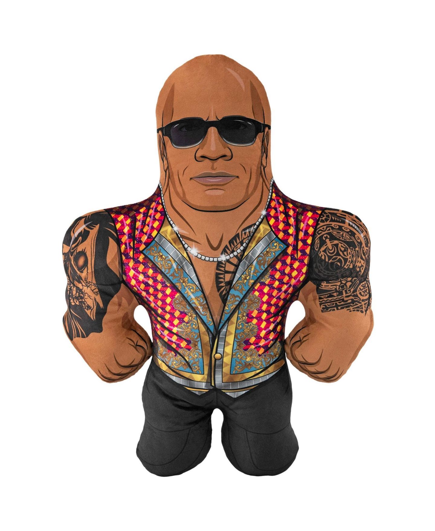 Детская мягкая игрушка Bleacher Creatures The Rock Final Boss 24" Plush — фото 1