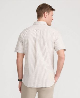 Men's Short Sleeve Seersucker Shirt