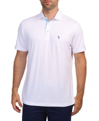 Men's Melange Mesh Performance Polo