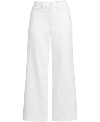 Women's Denim High Rise Wide Leg Crop Jeans