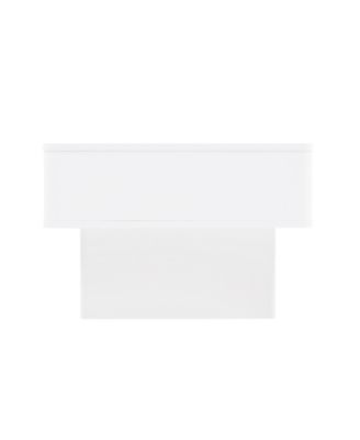 47.2" Wood Ella Modern 2-Full Extension Drawer Coffee Table