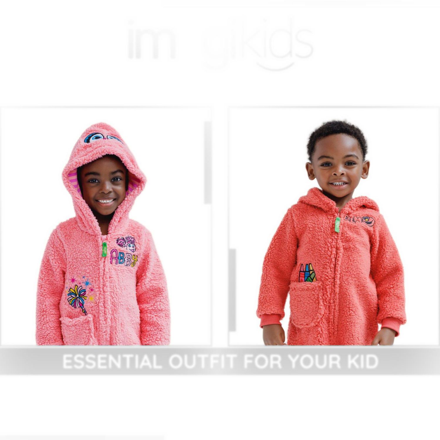 Baby Girls (Newborn - 24M) Cozy Sherpa Zip Up Cosplay Costume Coverall