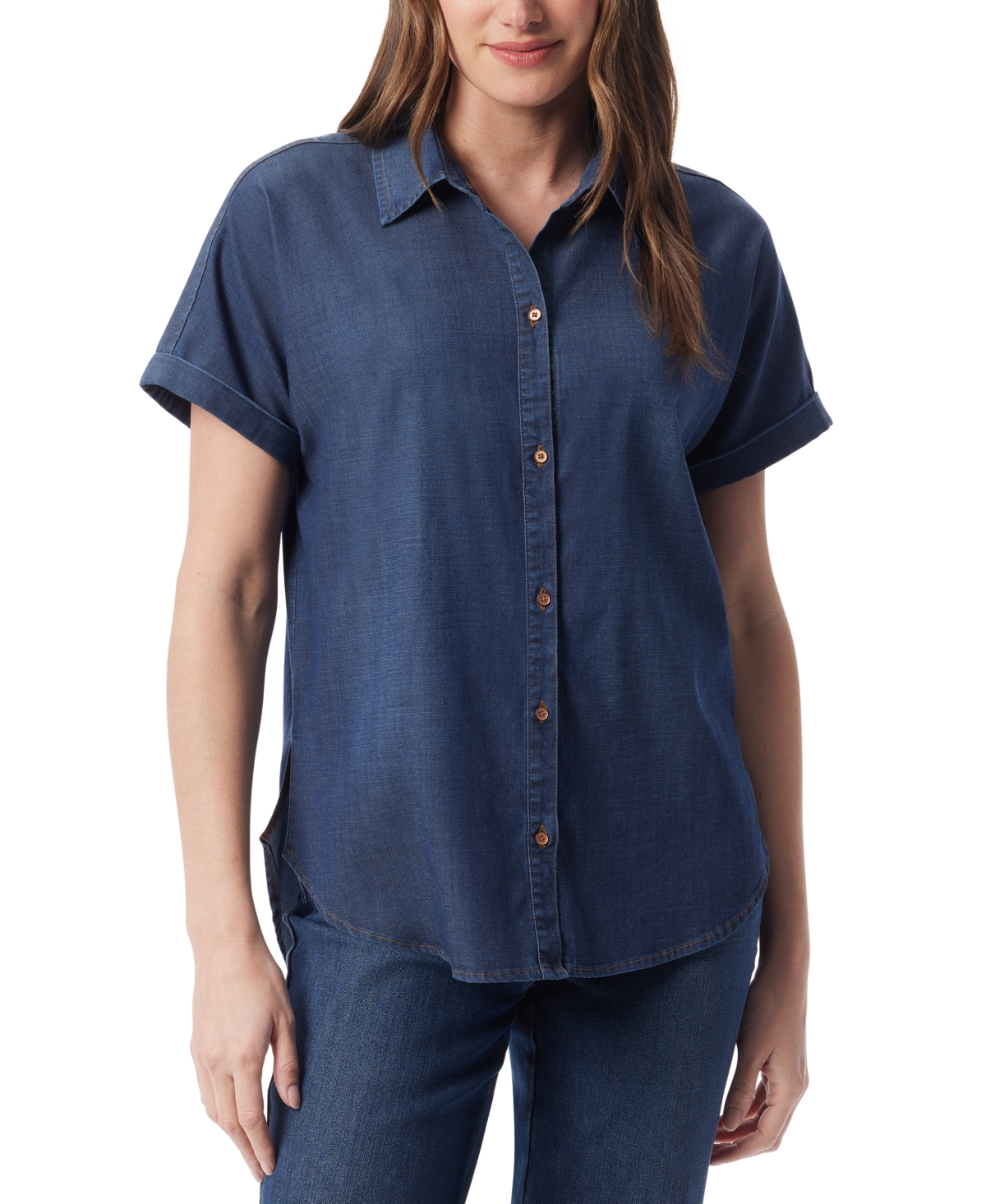 Petite Daisy Short-Sleeve Shirt - Lubbock