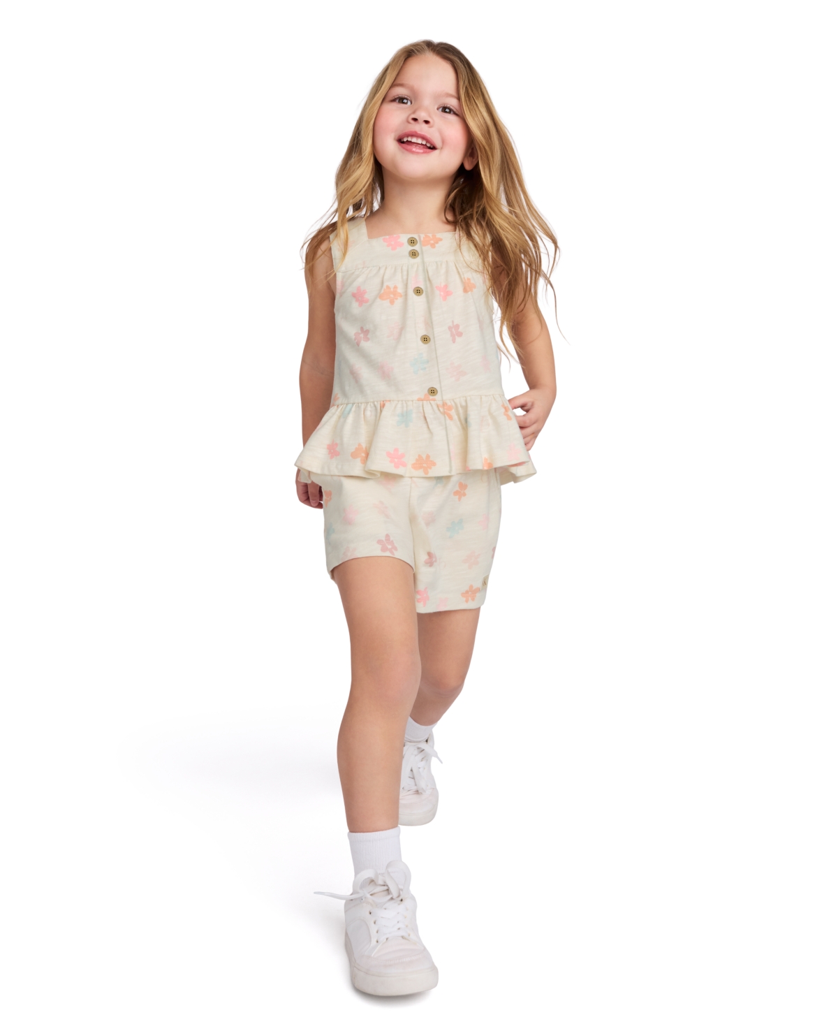 Calvin Klein Kids' Flower Tank & Shorts Set