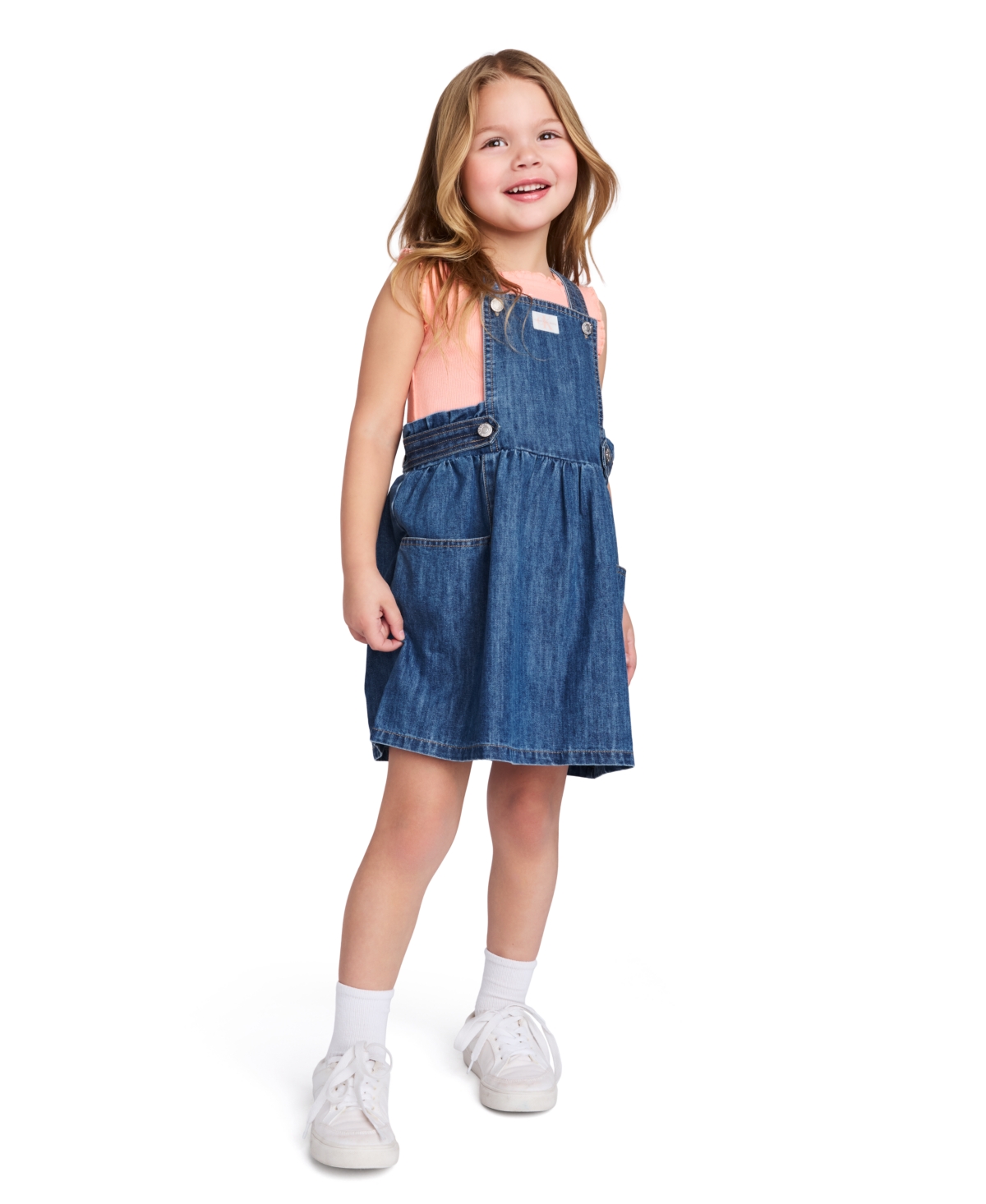 Calvin Klein Kids' Rib Tank & Skirtall Set