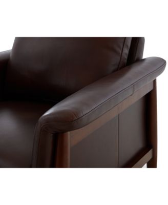 Hazelynn Leather Accent Chair, Exclusively at Macys