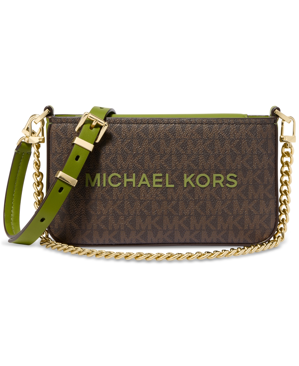 Michael Kors Michael  Bryant Small Double Zip Chain Camera Crossbody