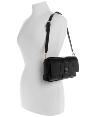 Maylee Woven Flap Shoulder Bag