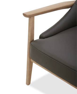 Nierling Leather Accent Chair, Exclusively at Macy's