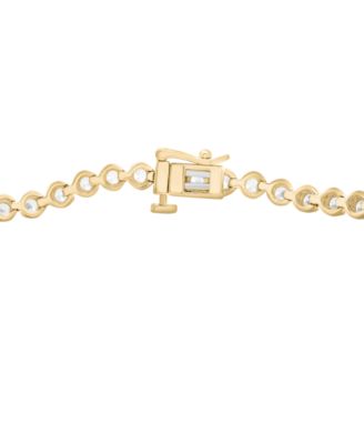 Diamond Prong-Set Tennis Bracelet (3 ct. t.w.) in 10k Gold, Exclusively at Macy's