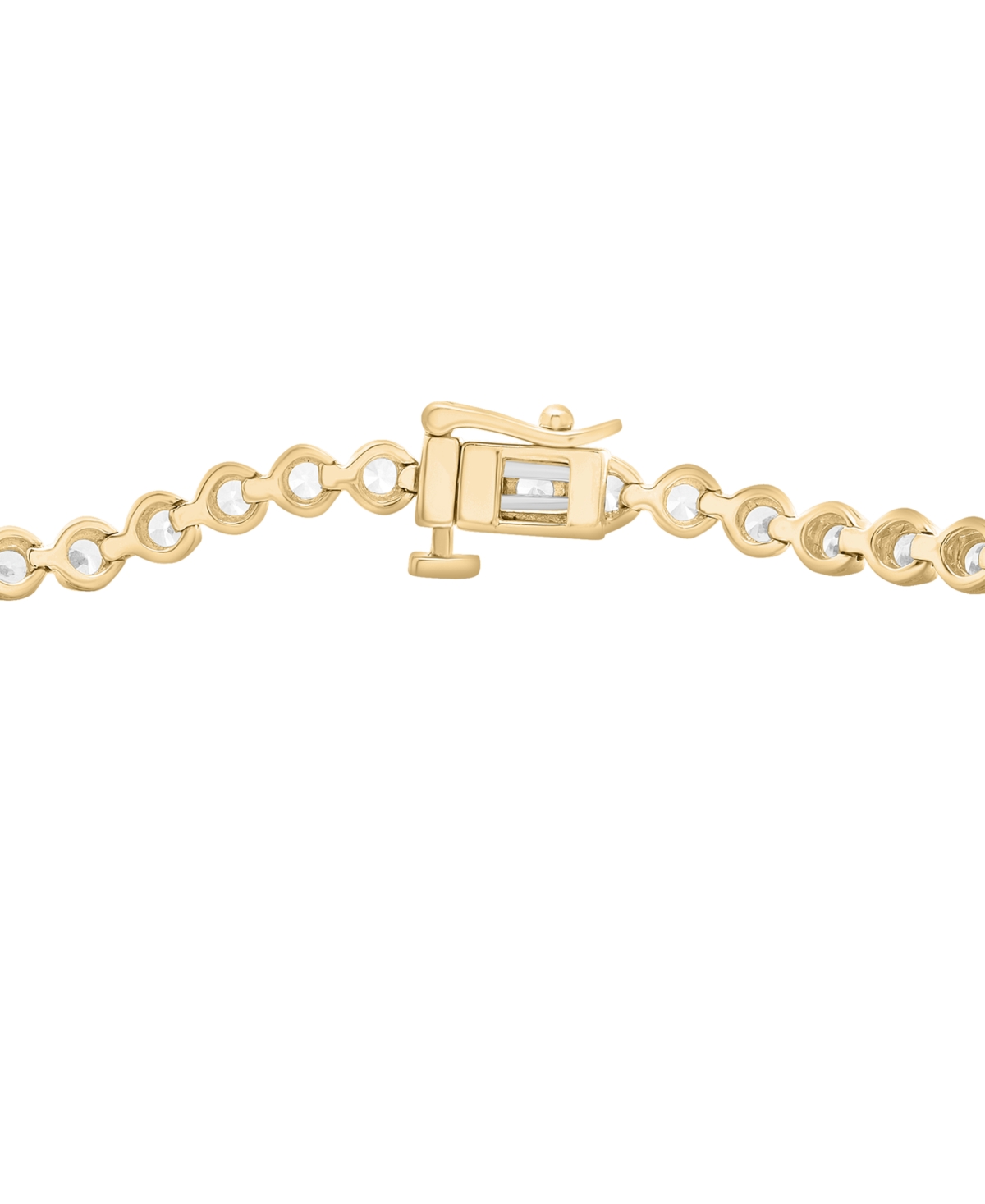 MACY'S DIAMOND PRONG-SET TENNIS BRACELET (3 CT. T.W.) IN 10K GOLD, EXCLUSIVELY AT MACY'S 