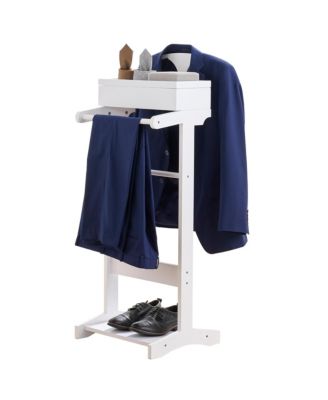 Mavy Modern Valet Stand Organizer for Suits, Coats and Accessories
