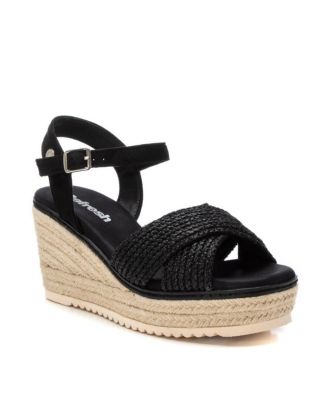 Women's Wedge Espadrille Sandals Refresh By Xti