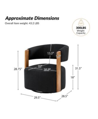 Single piece Fabric Rainer Armchair