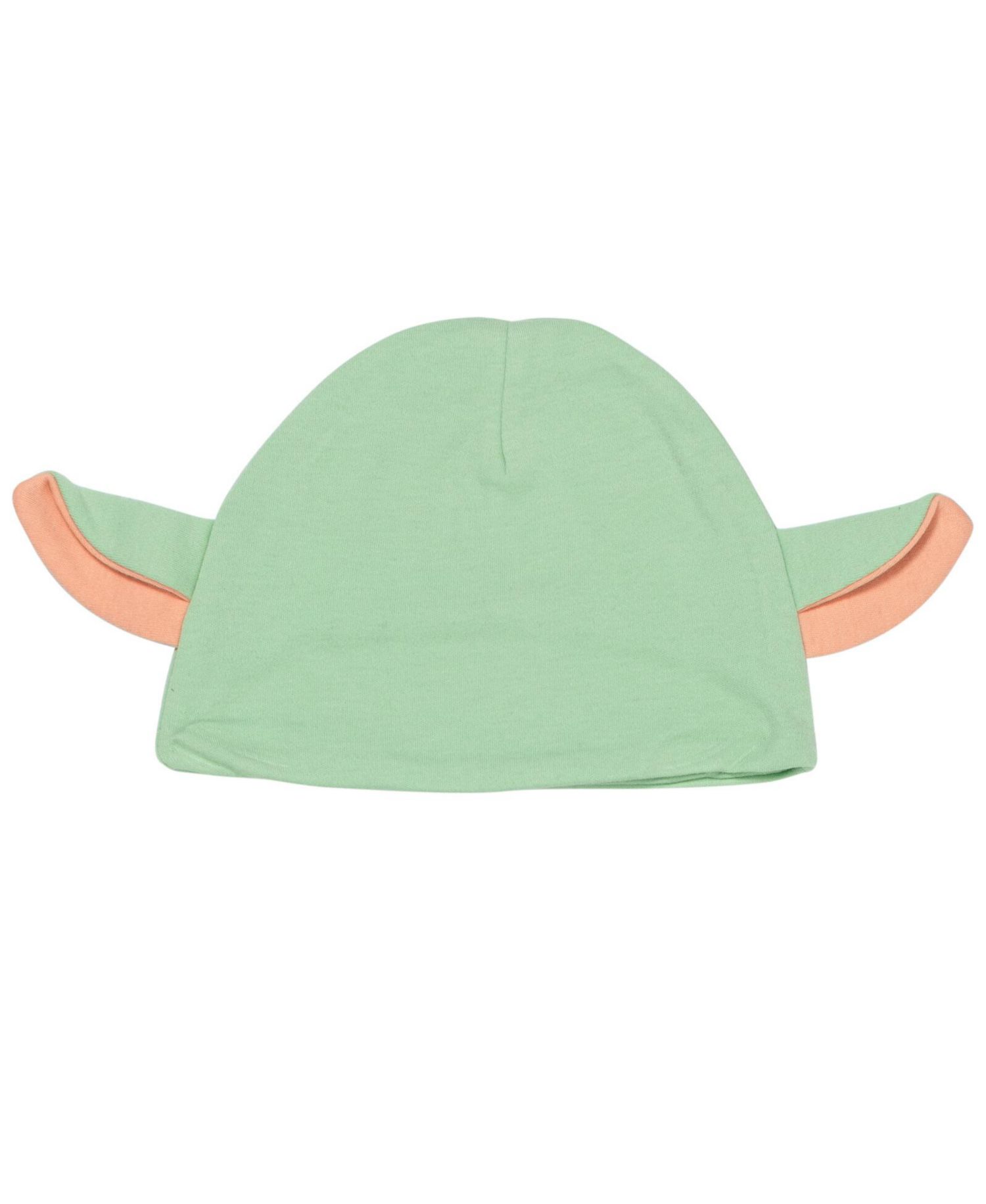 Baby Boys Yoda Pullover T-Shirt Diaper Cover and Hat 3 Piece Outfit Set