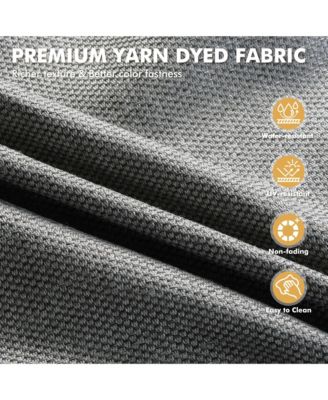 13 Piece Outdoor Patio Furniture Sets with Fire Pit Table,All Weather Wicker Sectional Sofa with Extra Deep Patio Swivel Chairs and Solar PoweRed Coffee Table for