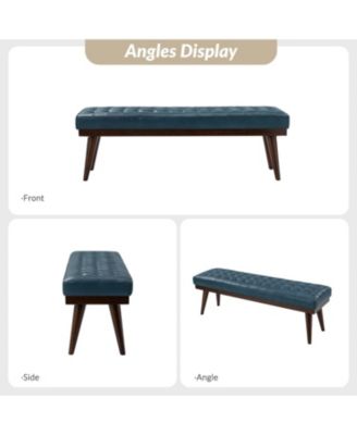 Terencio Bedroom Genuine Leather Bench