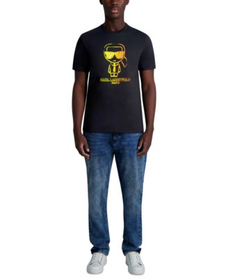 Men's Outline Character Logo Graphic T-Shirt