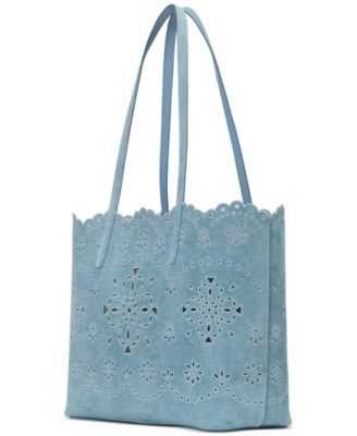 kate spade new york Do It All Spade Flower Perforated Denim