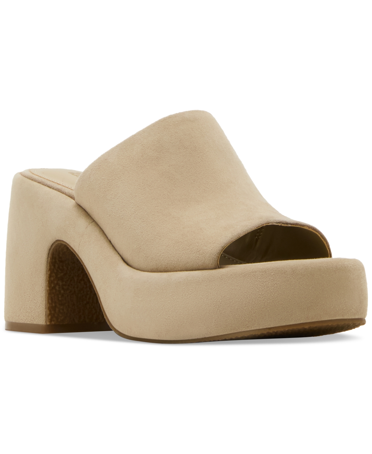 Steve Madden Women's Shanton Platform Slide Sandals In Neutral