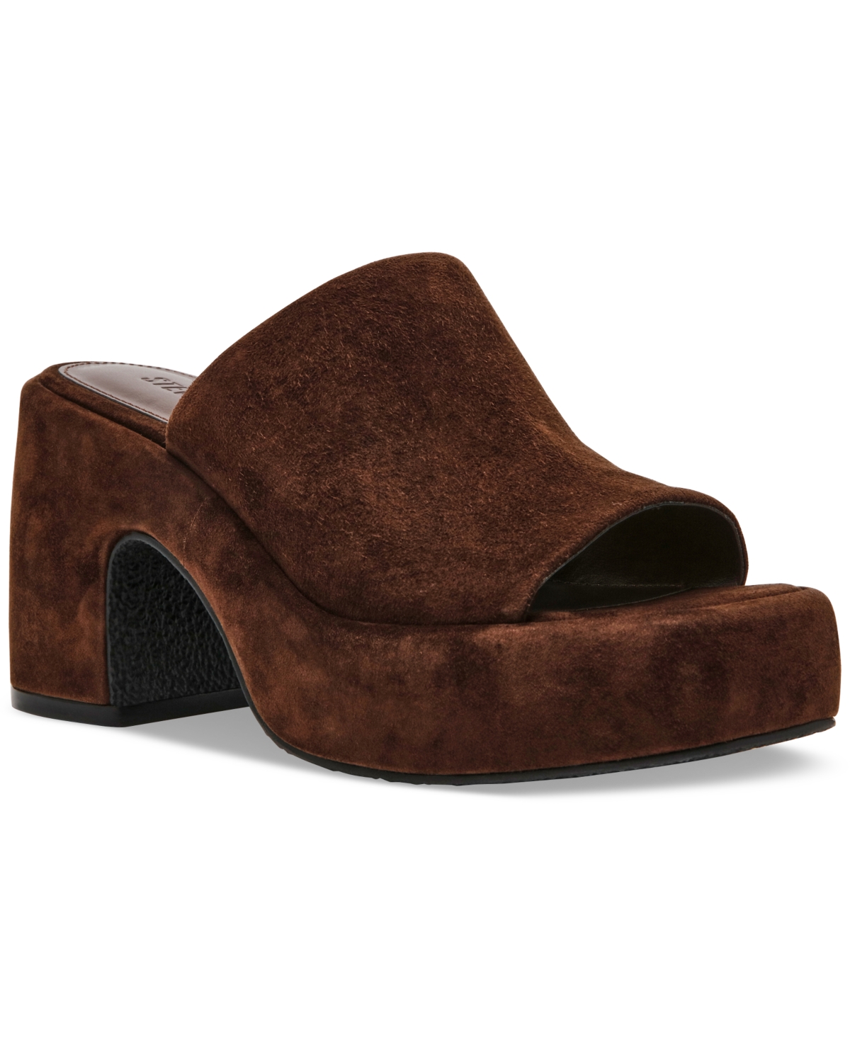 Steve Madden Women's Shanton Platform Slide Sandals In Brown