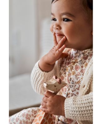 Baby Neutral Cotton Hooded Cardigan