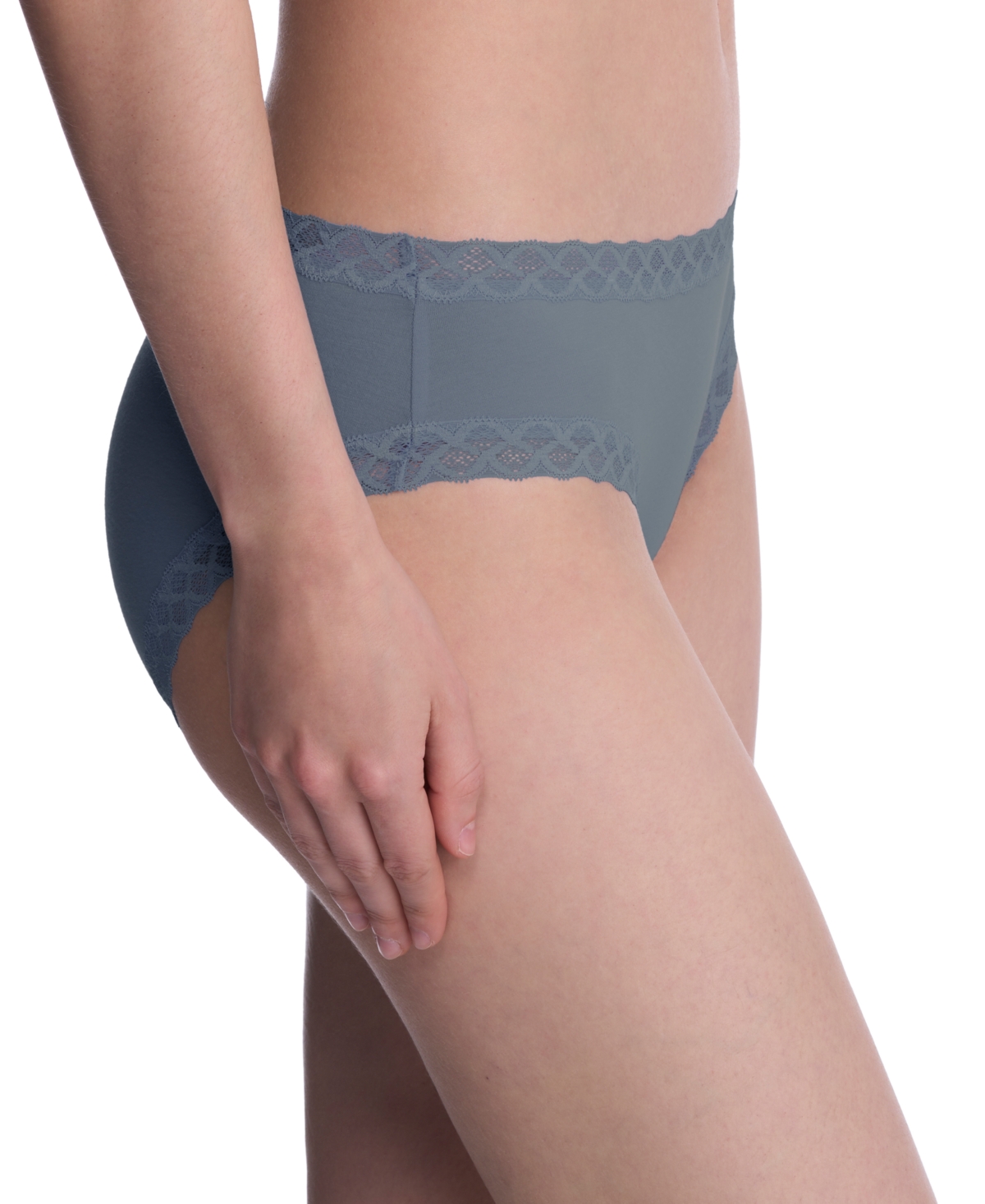 Natori Bliss Lace-trim Cotton Brief Underwear 156058