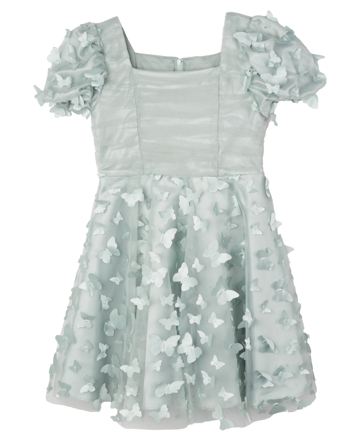 Rare Editions Toddler And Little Girls 3d Butterfly Party Dress