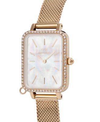 Women's Analog Gold Tone Stainless-Steel Watch, 20mm