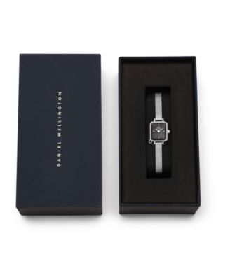 Women's Analog Silver Tone Stainless-Steel Watch, 15mm