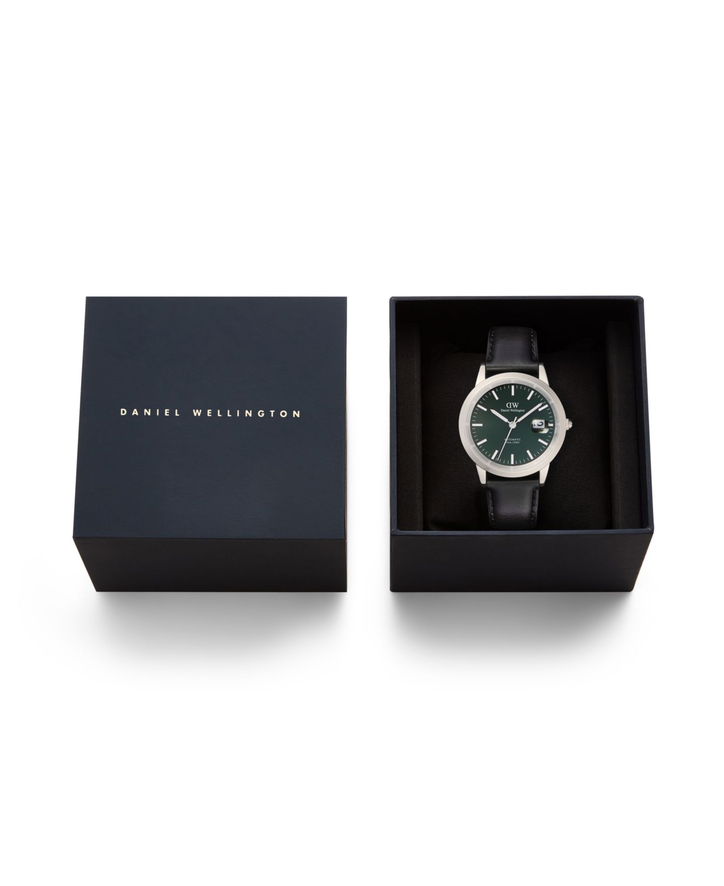 Мужские часы Daniel Wellington Automatic Black Leather, 40mm — фото 6
