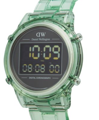 Men's Chronograph Green Plastic Watch, 42mm