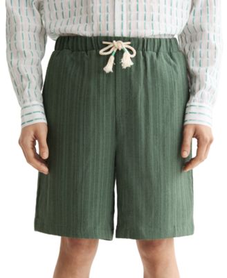 Men's Tonal Stripe Drawstring Shorts