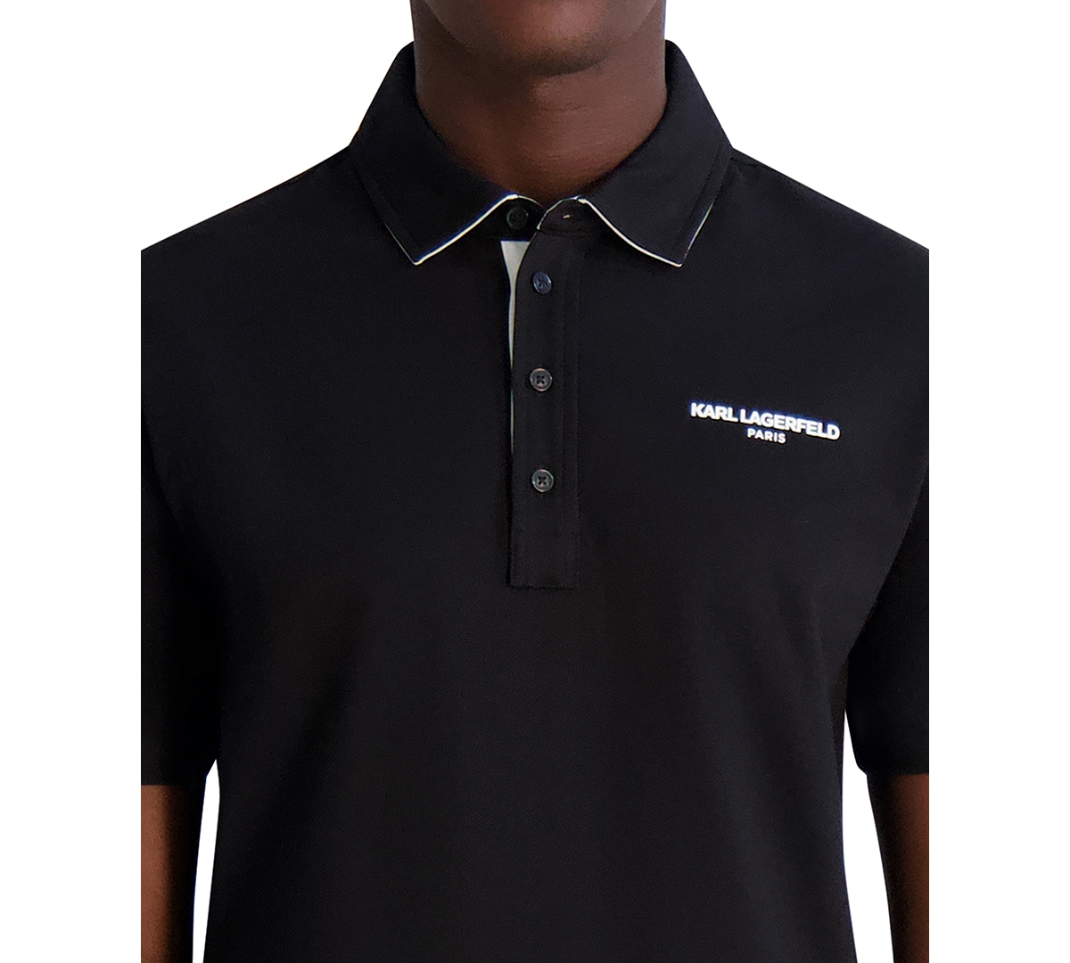 Karl Lagerfeld Men's Logo Polo Shirt