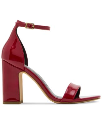 Sasha Two-Piece Block-Heel Dress Sandals