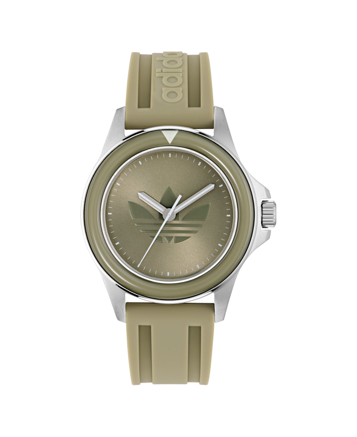 Adidas Originals Unisex Analog Multicolor Silicone Watch, 44mm