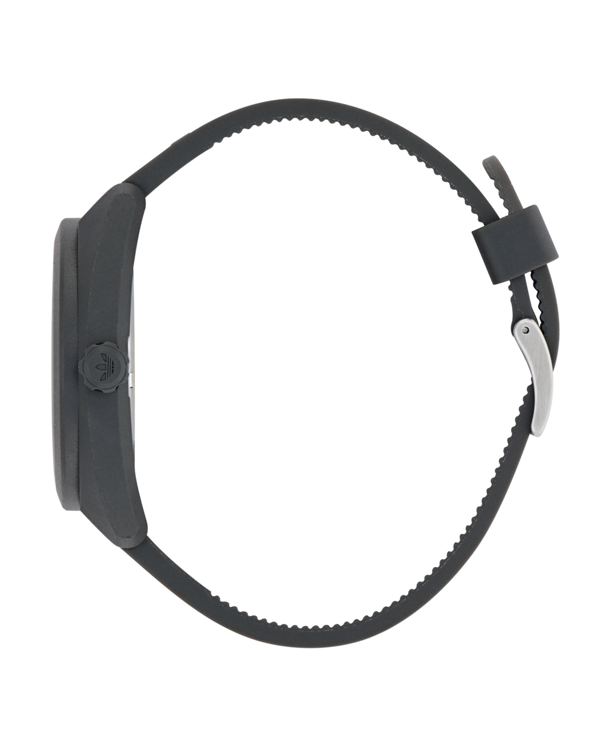 Shop Adidas Originals Unisex Analog Black Polyurethane Watch, 42mm
