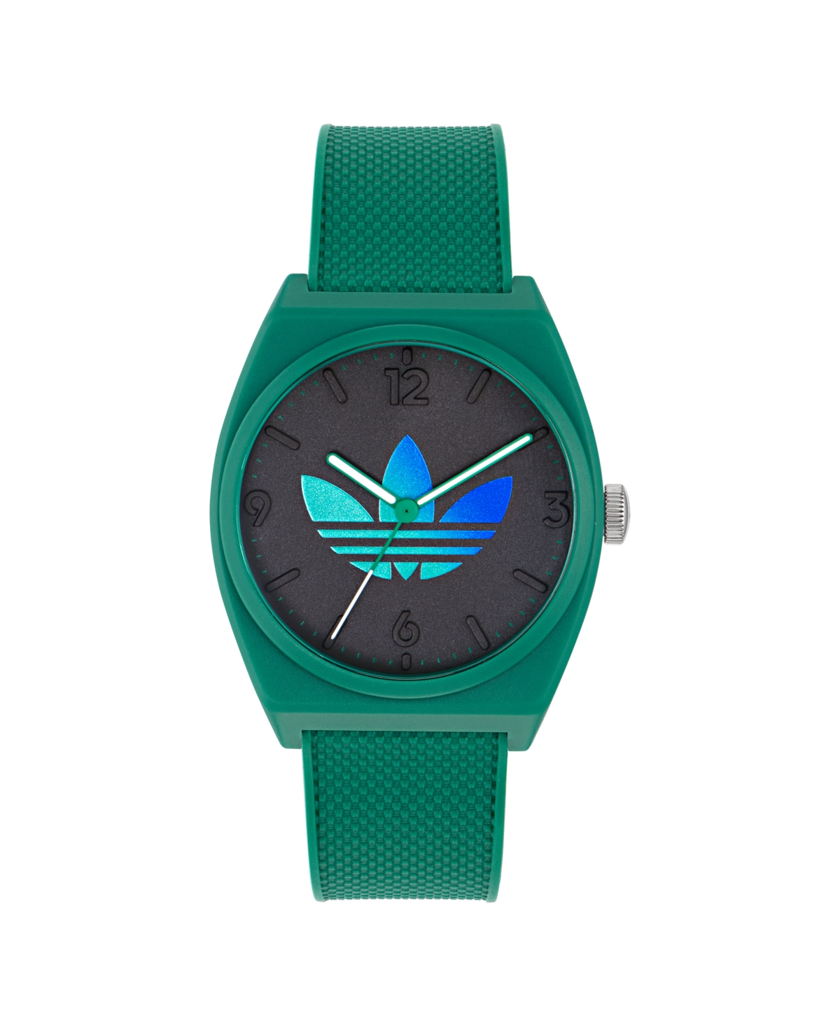Adidas Originals Unisex Analog Green Resin Watch, 38mm